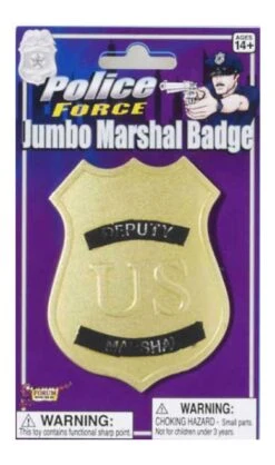 Forum Novelties Jumbo Marshal Badge
