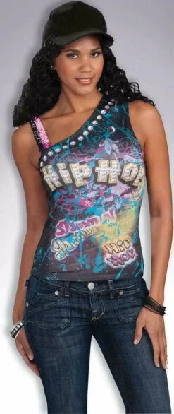 Forum Novelties Hip Hop Graphic Top