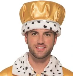 Forum Novelties Adult King Crown - Gold
