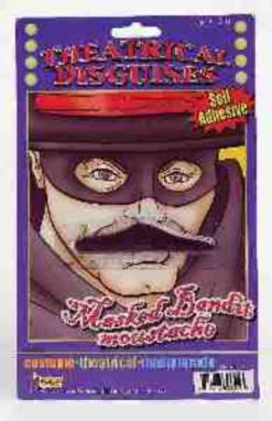 Forum Novelties Theatrical Disguises Masked Bandit Moustache