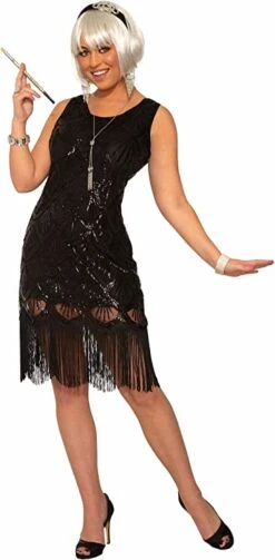 Forum Novelties Black Fringe Flapper