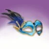 Forum Novelties Venetian Mask W/ Feather & No Headband