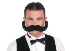 Forum Novelties Jumbo Handlebar Clip On Mustache