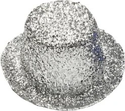Forum Novelties Mini Silver Glitter Hat