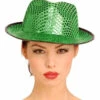 Forum Novelties Green Sequin Fedora - Adult Accessory