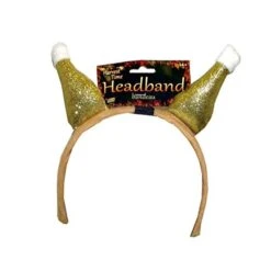 Forum Novelties Gold Glittered Turkey Drumsticks - Headband