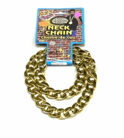Forum Novelties Old School Bling Gold Neck Chain