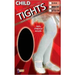 Forum Novelties Solid Opaque Child Tights -Forum Novelties Sales blktight