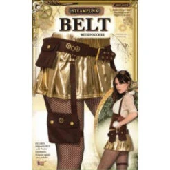 Forum Novelties Steampunk Belt With Pouches