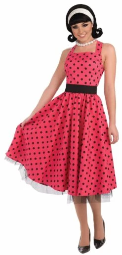 Forum Novelties Flirtin' With The 50's Pretty In Polka Dots Dress