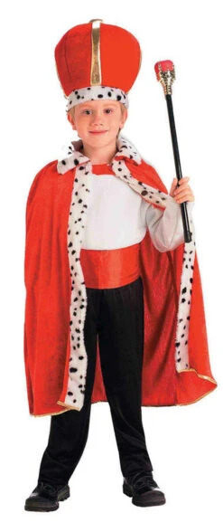 Forum Novelties Child King Robe And Crown Set - Red