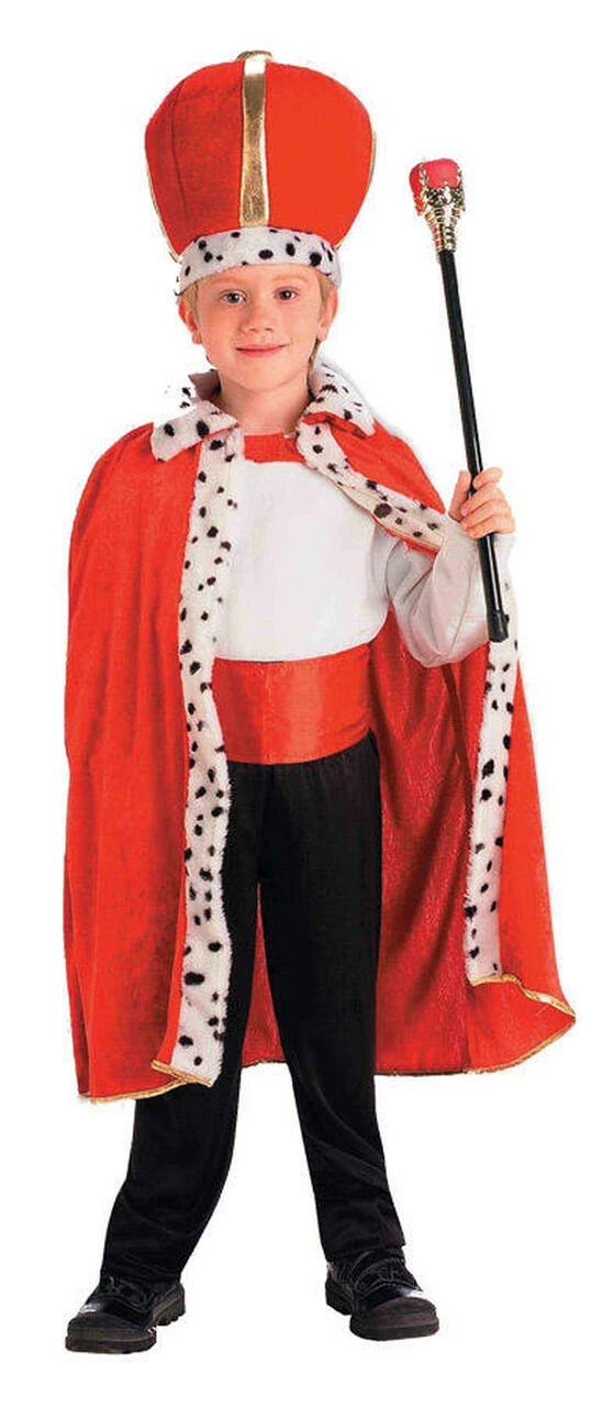 Forum Novelties Child King Robe And Crown Set - Red 3 Forum Novelties Child King Robe And Crown Set - Red