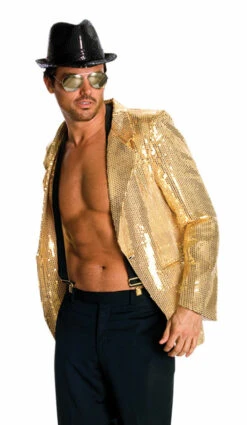 Forum Novelties All That Jazz Gold Sequin Jacket
