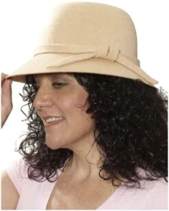 Forum Novelties Roaring 20's Beige Flapper Hat