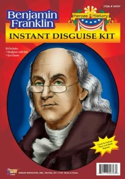 Forum Novelties Heroes In History: Benjamin Franklin Instant Disguise Kit