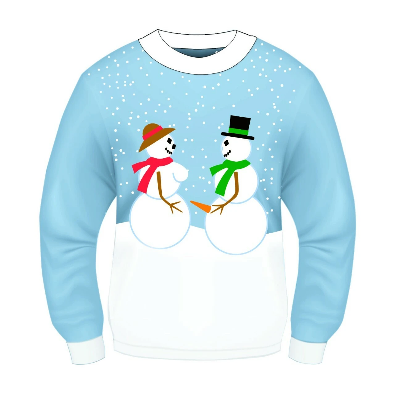 Forum Novelties Snow Couple Adult Sweater 3 Forum Novelties Snow Couple Adult Sweater