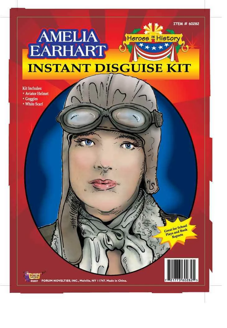 Forum Novelties Heroes In History: Amelia Earhart Instant Disguise Kit 3 Forum Novelties Heroes In History: Amelia Earhart Instant Disguise Kit