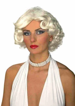 Forum Novelties Vintage Hollywood Wig - White