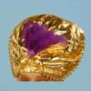 Forum Novelties Gold Turban With Beads And Feather