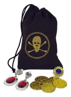 Forum Novelties Buccaneer Coins, Jewelry & Pouch