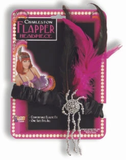 Forum Novelties Charleston Flapper Headpiece - Fuschia