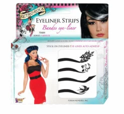 Forum Novelties Retro Rock Eyeliner Kit