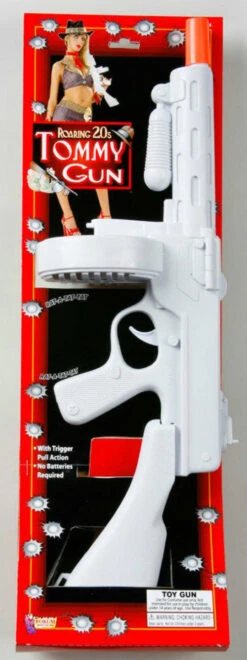 Forum Novelties Gangster White Machine Gun