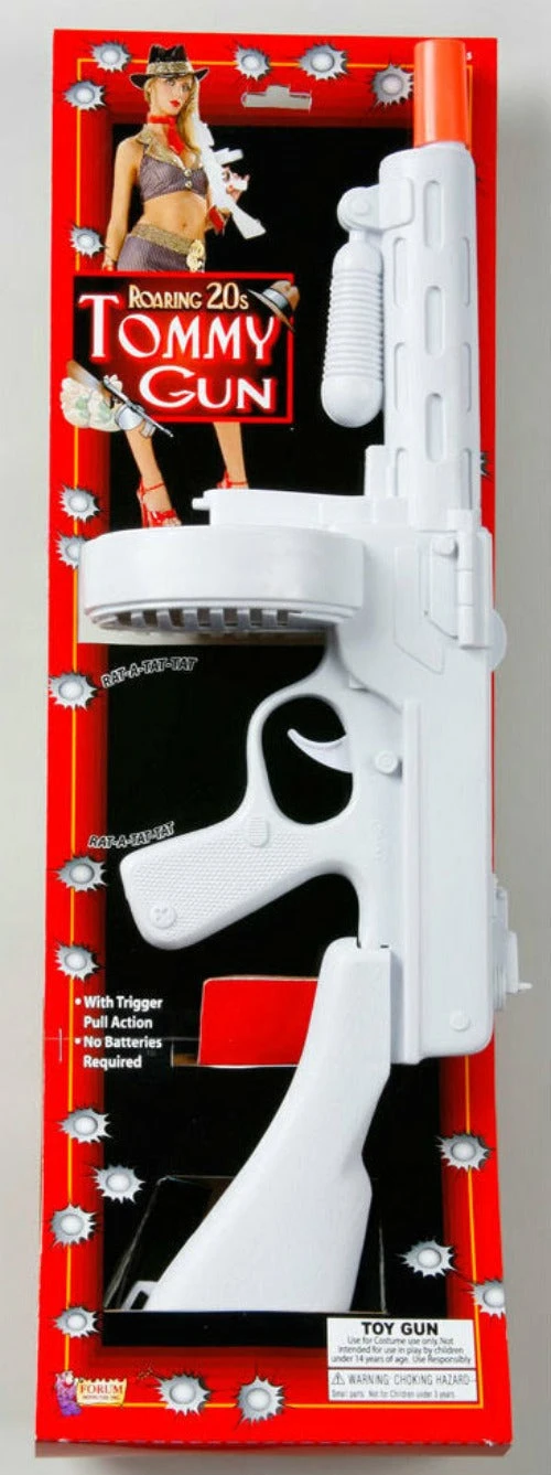 Forum Novelties Gangster White Machine Gun 3 Forum Novelties Gangster White Machine Gun