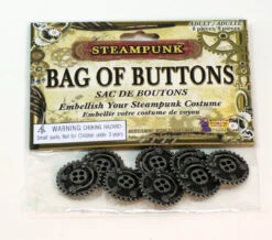 Forum Novelties Steampunk Buttons
