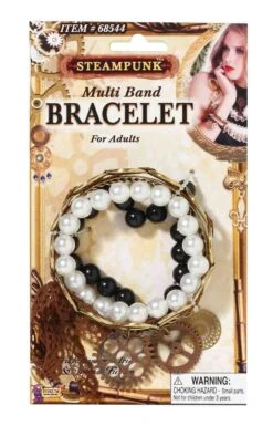 Forum Novelties Steampunk Bracelet Set