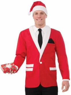 Forum Novelties Simply Santa Jacket & Hat - Adult Costume