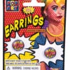 Forum Novelties Pop Art "POW" Earrings