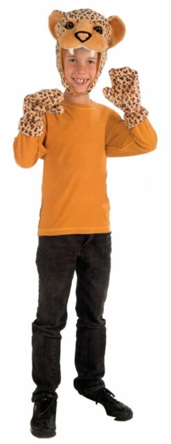 Forum Novelties Child Leopard Hood & Mitt Set