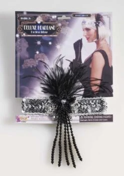 Forum Novelties Silver Sequin Flapper Headband