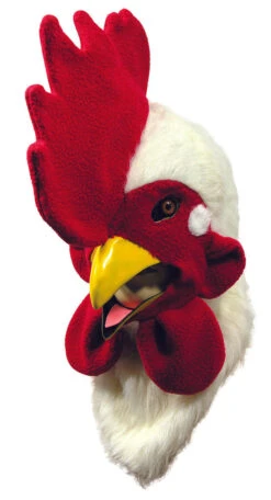 Forum Novelties Rooster Moving Mouth Adult Mask