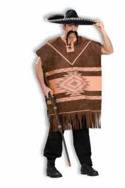 Forum Novelties Brown Mexican Poncho