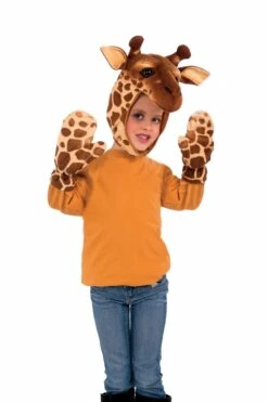 Forum Novelties Child Giraffe Hood & Mitt Set