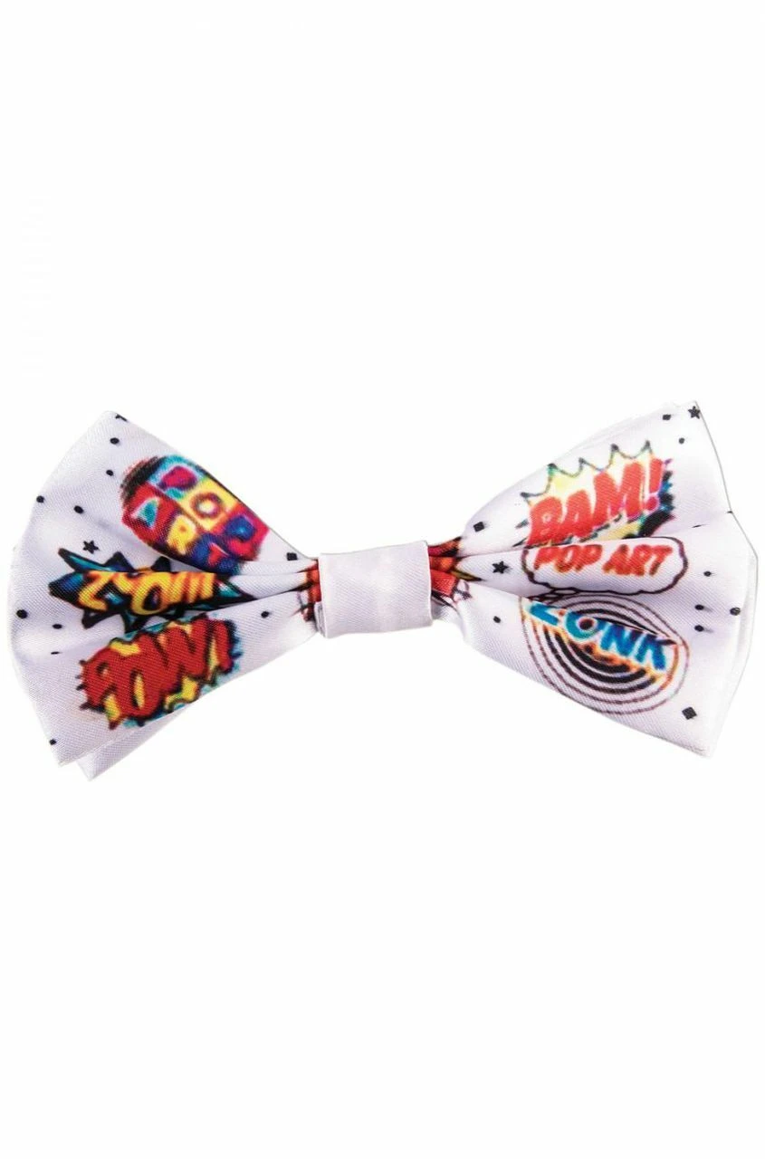Forum Novelties Pop Art Bow Tie 3 Forum Novelties Pop Art Bow Tie