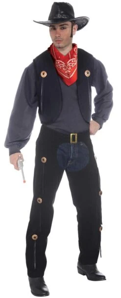 Forum Novelties Cowboy Vest & Chaps Set