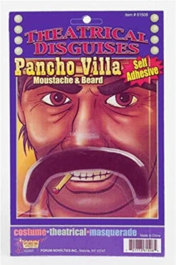 Forum Novelties Self Adhesive Pancho Villa Moustache