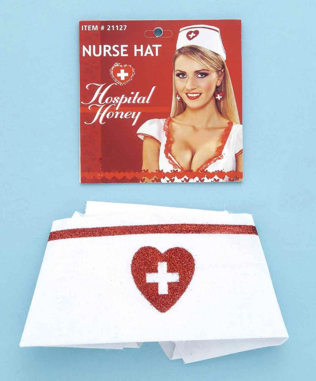 Forum Novelties Hospital Honey Nurse Hat 3 Forum Novelties Hospital Honey Nurse Hat