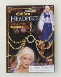 Forum Novelties Gold Chain Headpiece
