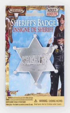 Forum Novelties Wild Western Sheriff's Badge