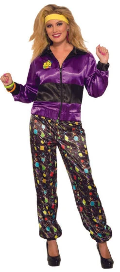 Forum Novelties 80's Track Suit Female Costume