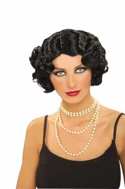 Forum Novelties Roaring 20's Flapper Adult Wig - Black
