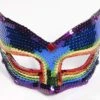 Forum Novelties Rainbow Sequin Eyeglass Mask