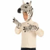 Forum Novelties Child Zebra Hood & Mitt Set