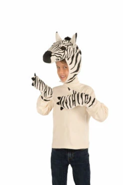Forum Novelties Child Zebra Hood & Mitt Set