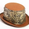 Forum Novelties Deluxe Brown Steampunk Top Hat W/ Wrap