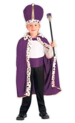 Forum Novelties Child King Robe And Crown Set - Purple